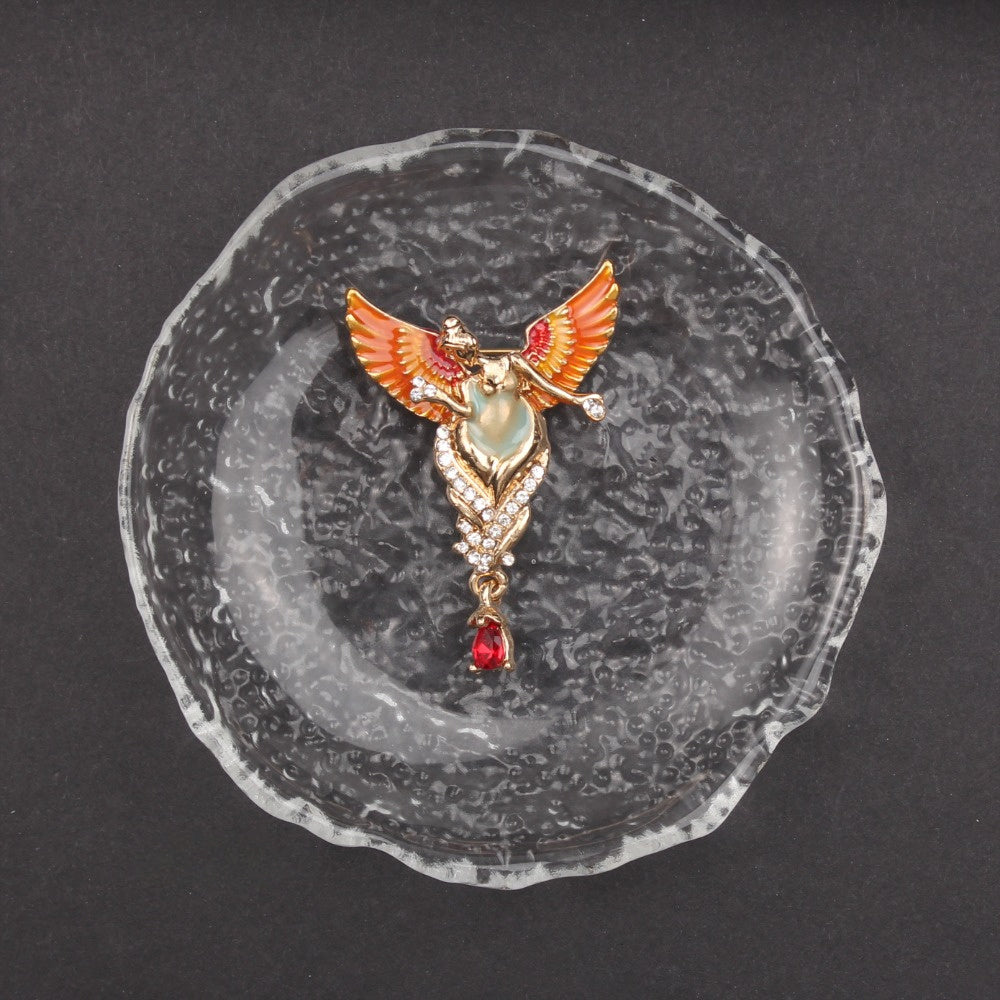 Elegant Women's Brooch for Special Events Silver Jewelry Gift Accessory