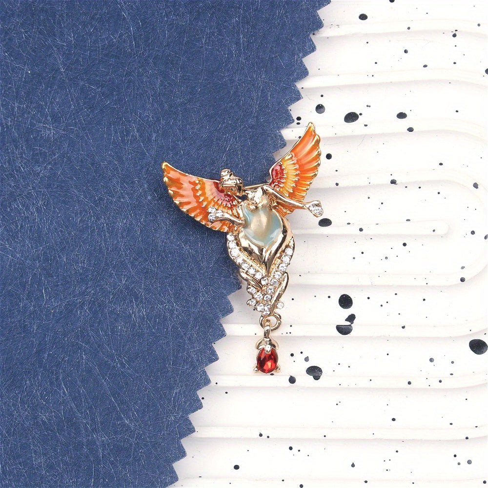 Elegant Women's Brooch for Special Events Silver Jewelry Gift Accessory