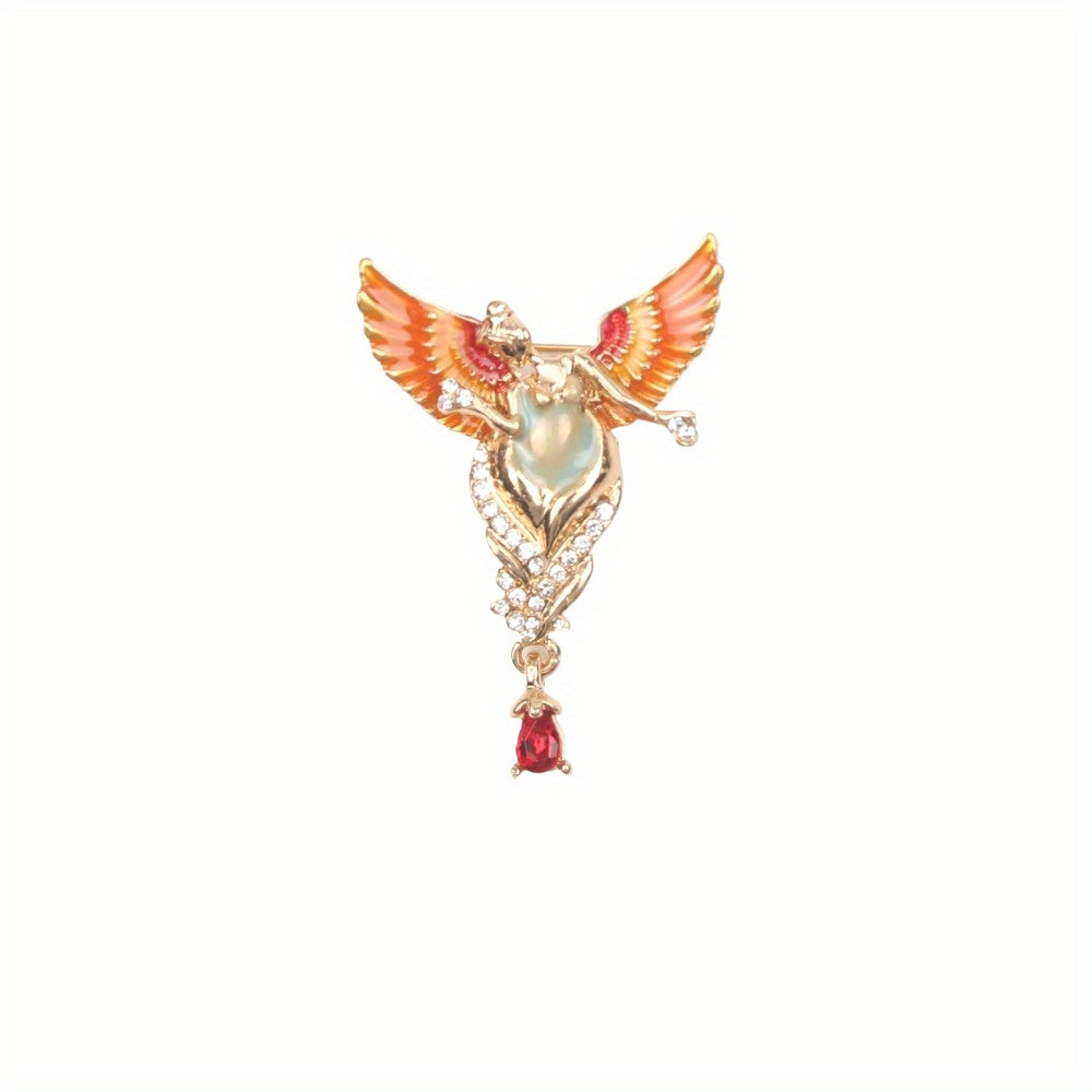 Elegant Women's Brooch for Special Events Silver Jewelry Gift Accessory