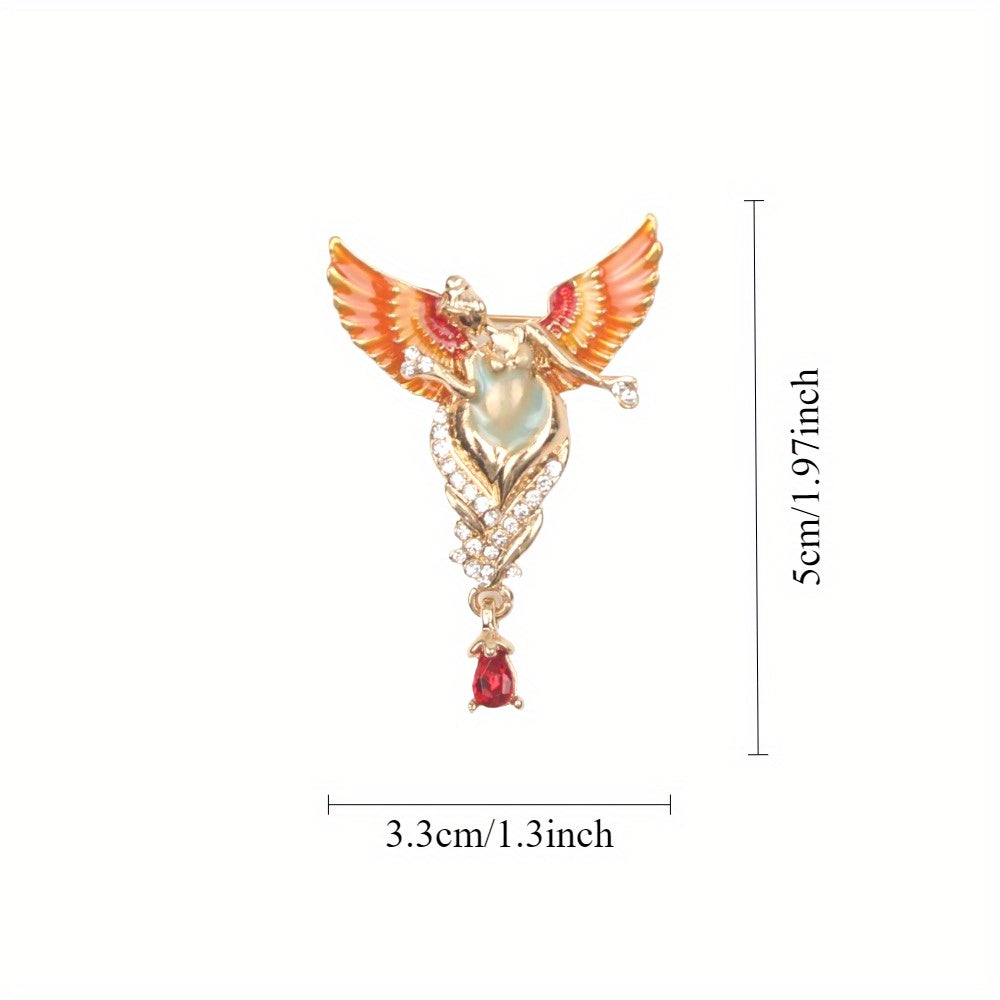 Elegant Women's Brooch for Special Events Silver Jewelry Gift Accessory