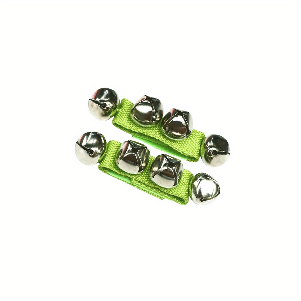 Kids Musical Wrist Bands Set with Jingle Bells in 6 Colors for Kids and Children