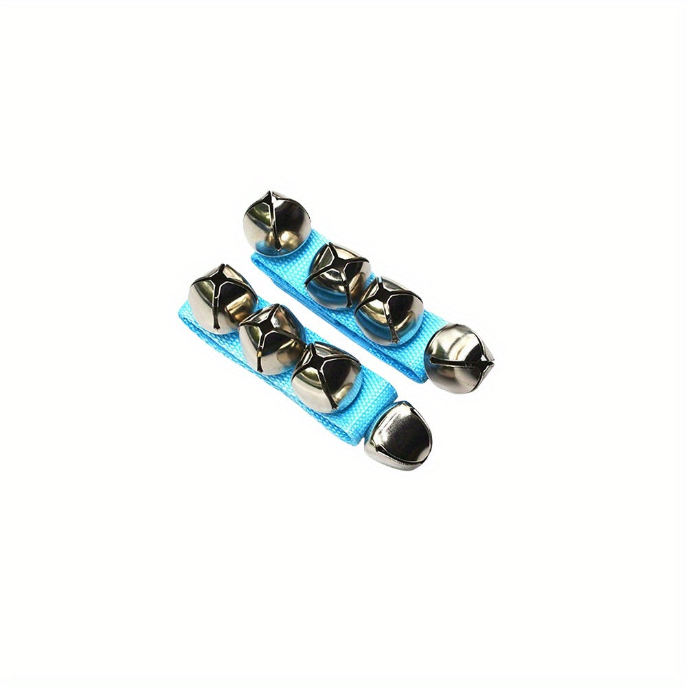 Kids Musical Wrist Bands Set with Jingle Bells in 6 Colors for Kids and Children