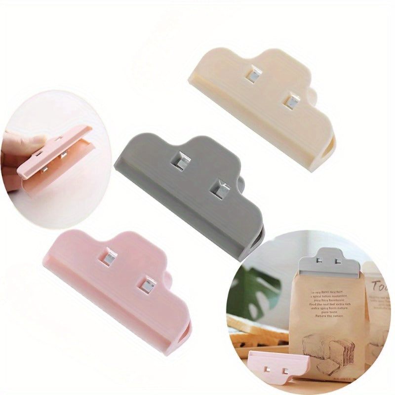 Set of 6 Moisture-Proof Food Sealing Clips for Snacks and Bag Sealing