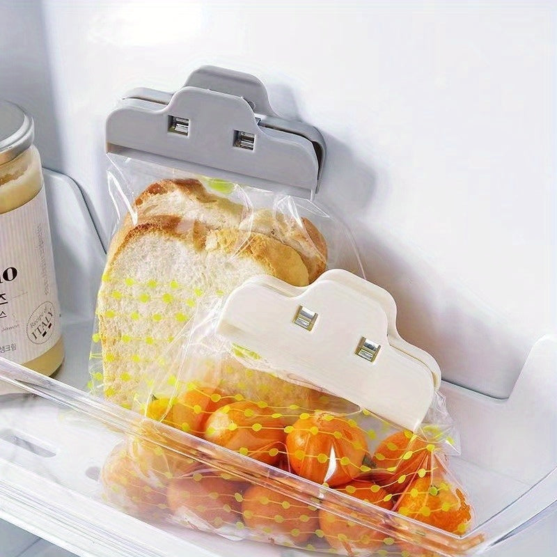 Set of 6 Moisture-Proof Food Sealing Clips for Snacks and Bag Sealing