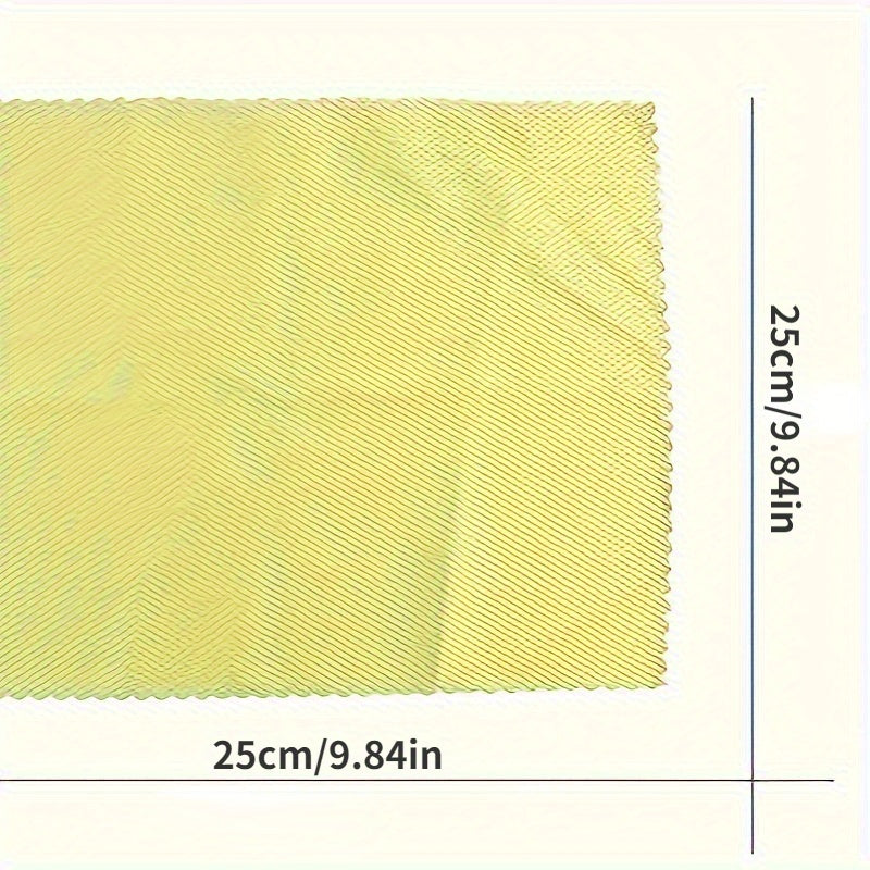 Paquete de 10 paños duraderos con patrón de escamas de pescado, tejidos en poliéster, toallas de limpieza multiusos