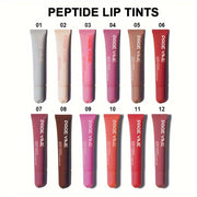 Women Lip Tints 12 Shades Long-Lasting Moisturizing Peptide Lip Balm