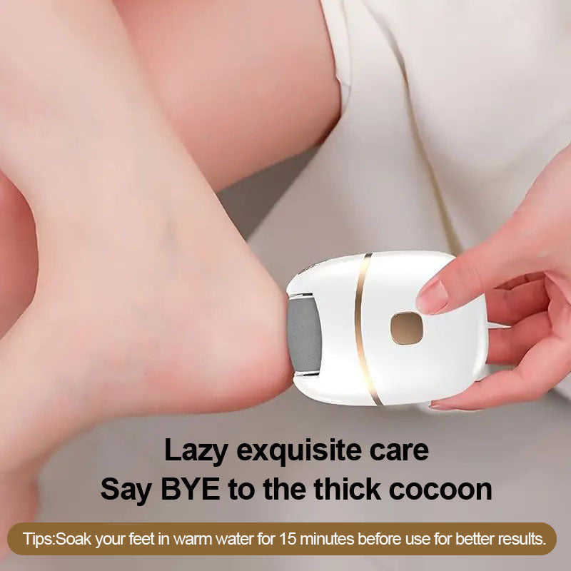 Electric Foot Grinder with 2 Interchangeable Heads Rechargeable USB Portable Spa Tool