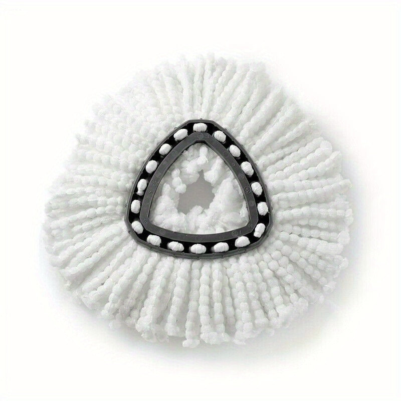 Nam va quruq tozalash uchun to'rt mikroto'rli Spin Mop boshli, mashinada yuviladigan, ko'pgina Spin Mop'lar bilan mos keladi