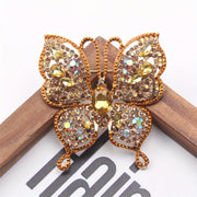 Women's Butterfly Brooch Rhinestone Enamel Animal Fashion Accessory Jewelry