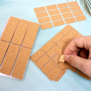 Cork Label Stickers for Organizing Containers and Bottles, 36 96 or 132 Pieces