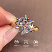 Mavsumni Shavano Vintage Sexy 18K Oltin Qoplamali 925 Sterling Silver Moissanite To'y Halqasi bilan nishonlang. Ushbu ajoyib asar Bahor Festivaliga mukammal sovg'a bo'lib, Bahor mavsumi, ta'til tadbirlari va sovg'a berish uchun ideal hisoblanadi. 6 Prong