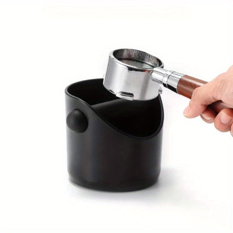 Durable Plastic Knock Box with Removable Tapping Rod for Espresso Grounds