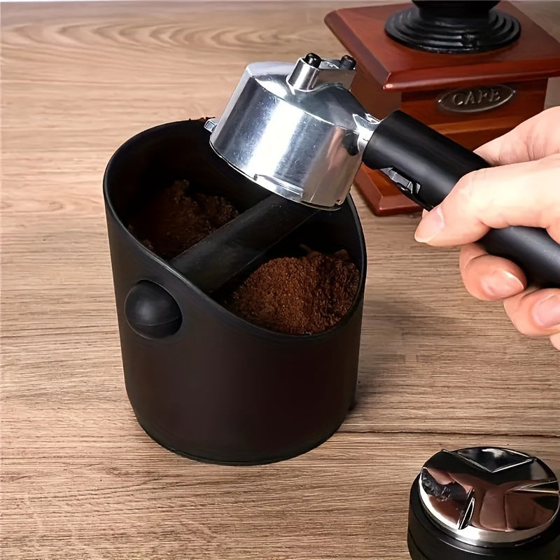 Durable Plastic Knock Box with Removable Tapping Rod for Espresso Grounds