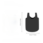 100 Black Extra Thick Leak-Proof Trash Bags with Handles for Kitchen Yard Cleanup