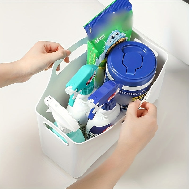 3-Pack Plastic Cleaning Supply Organizers for Kitchen Bathroom Dorm Office