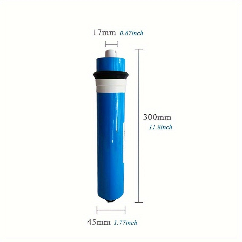 1 dona Uy oshxona Reverse Osmosis RO membranasini almashtirish filtri 75/100/150GPD variantlarida suv tozalash tizimlari uchun mavjud - Oila uchun zaruriy asbob.
