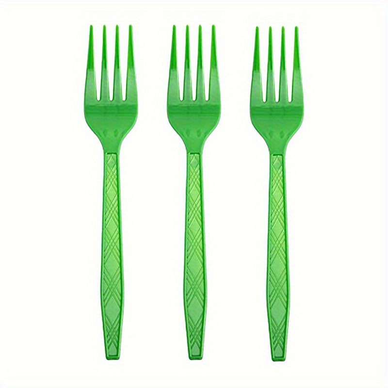Disposable Cutlery Set 24 Pieces for Parties and Celebrations with Knives Forks Spoons
