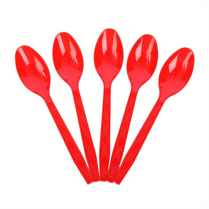 Disposable Cutlery Set 24 Pieces for Parties and Celebrations with Knives Forks Spoons