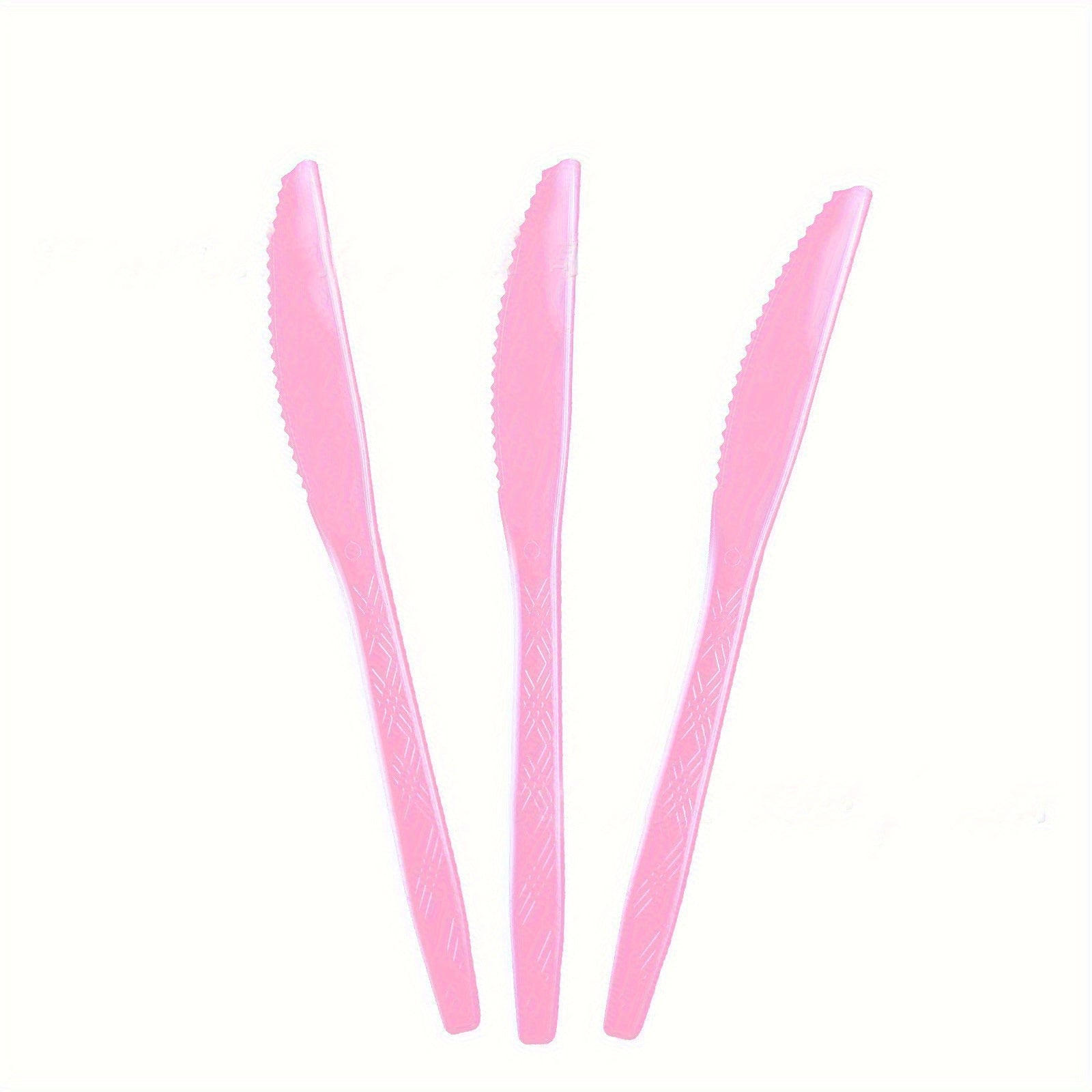 Disposable Cutlery Set 24 Pieces for Parties and Celebrations with Knives Forks Spoons