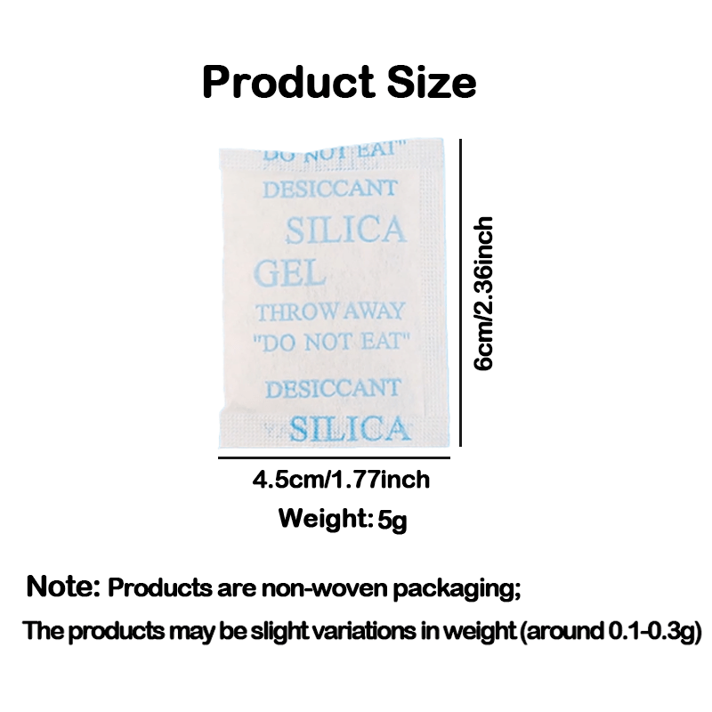 20 dona Silikon Dezikant Namlikni O'zlashtiruvchi Saqlash shkafi, Poyabzal, Elektronika uchun