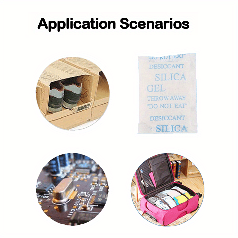 20 dona Silikon Dezikant Namlikni O'zlashtiruvchi Saqlash shkafi, Poyabzal, Elektronika uchun