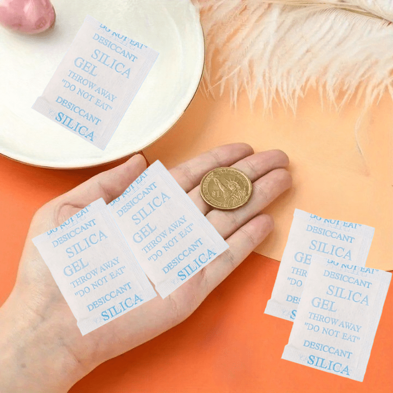 20 dona Silikon Dezikant Namlikni O'zlashtiruvchi Saqlash shkafi, Poyabzal, Elektronika uchun