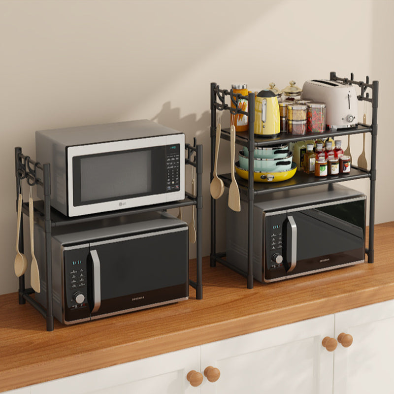 Contemporary Freestanding Kitchen Storage Rack for Microwave and Spices