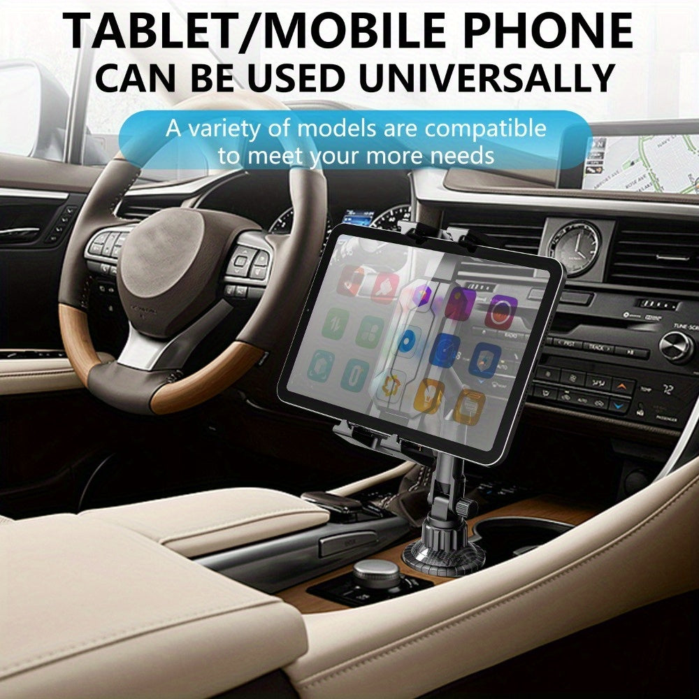 Soporte universal ajustable para portavasos de ABS para teléfonos y tabletas