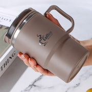 550ml Stainless Steel Coffee Mug with Lid and Tea Infuser for Office and Travel