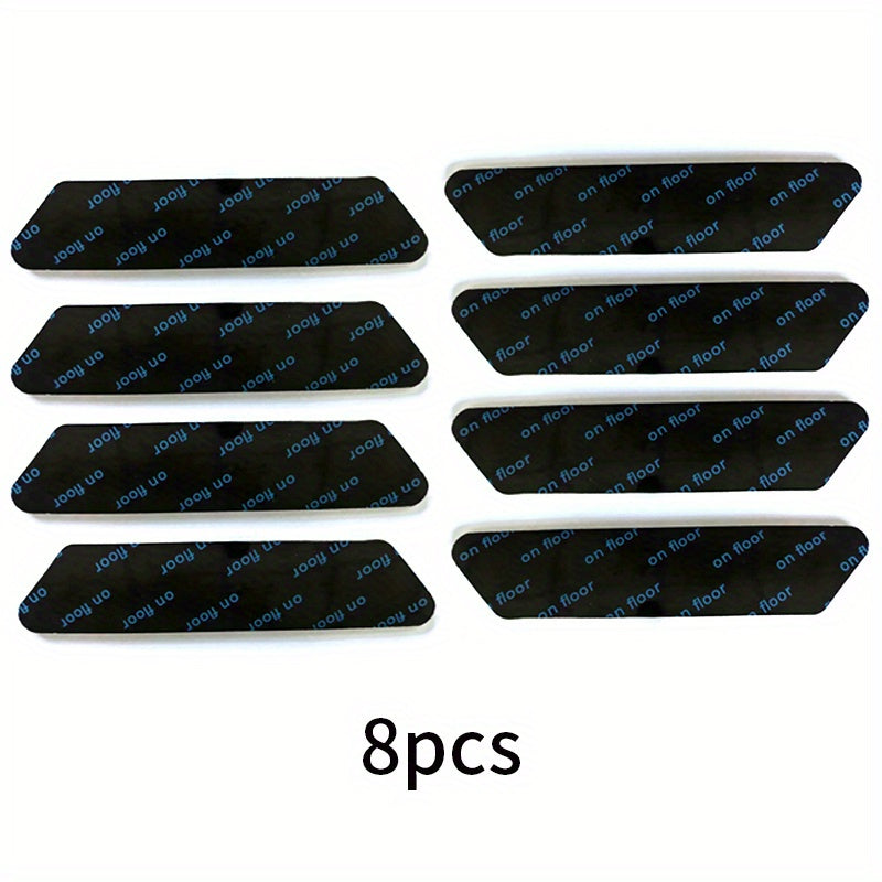 Set of 8 Reusable Silicone Rug Gripper Tape and Pads Non-Slip Indoor Holders
