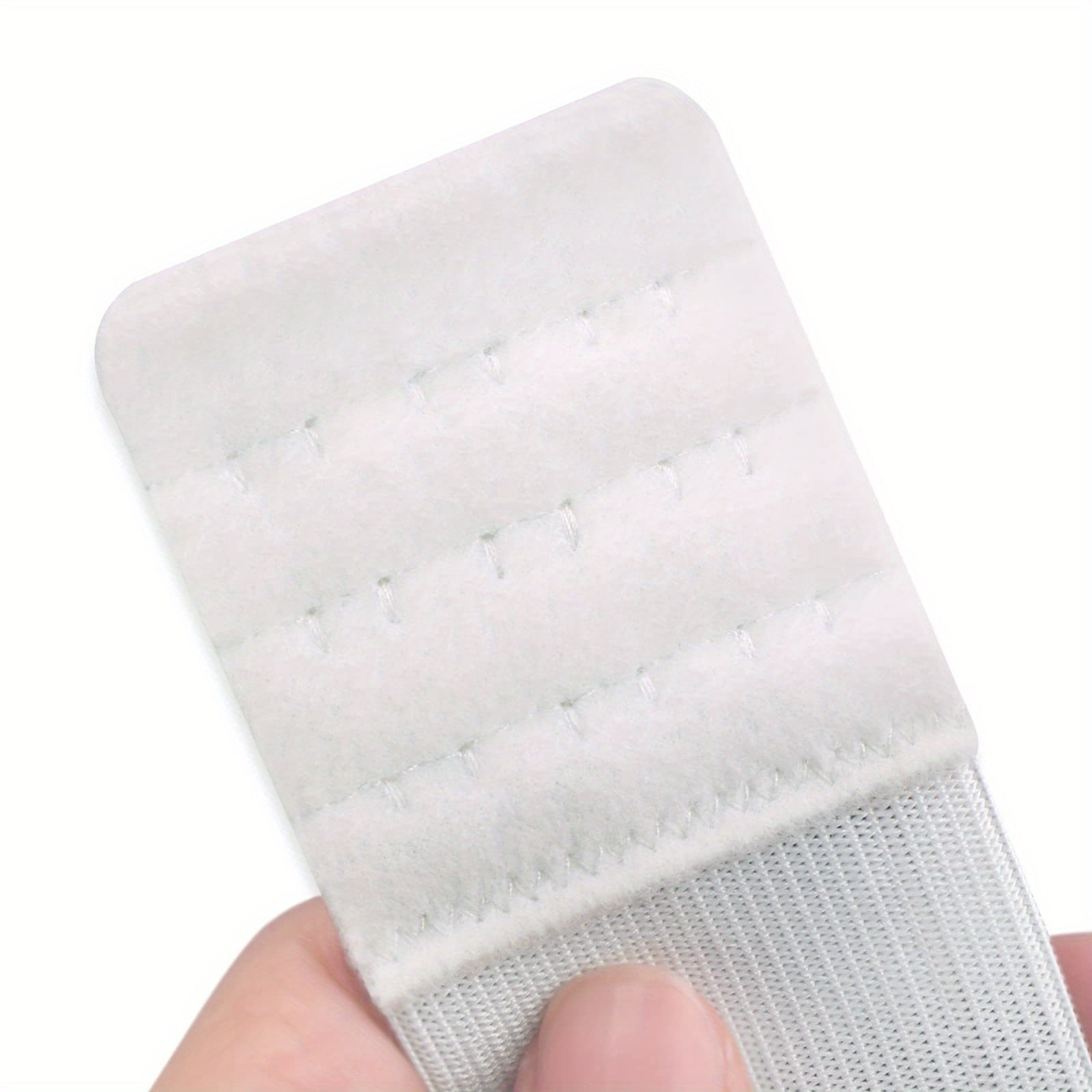 Woven Polyester Bra Accessories 3-Pack with Hook and Eye Closure for Adjustable Back Comfort