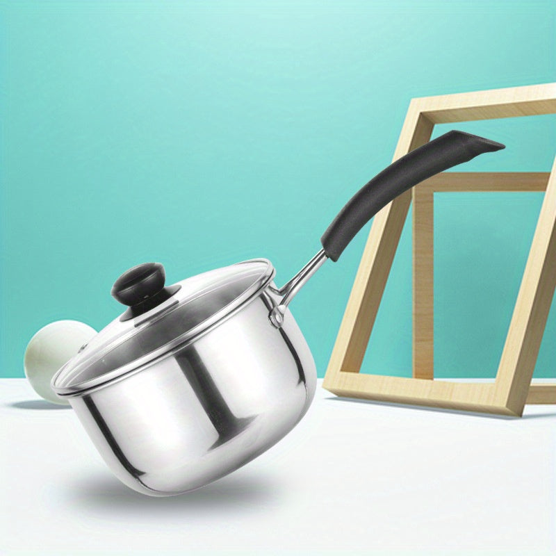 Stainless Steel Milk Pot Non-Stick Hot Food Suitable for Home Cooking