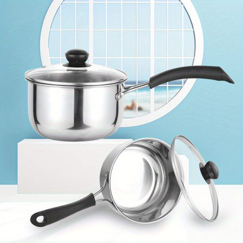 Stainless Steel Milk Pot Non-Stick Hot Food Suitable for Home Cooking