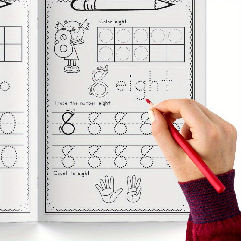 Bolalar uchun raqamlar: Miyaning mashq qilish uchun raqamli kitoblar seriyasi