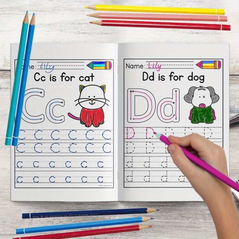 Alphabet Learning Workbook for Early Learners A4 Size English Edition Educational Practice