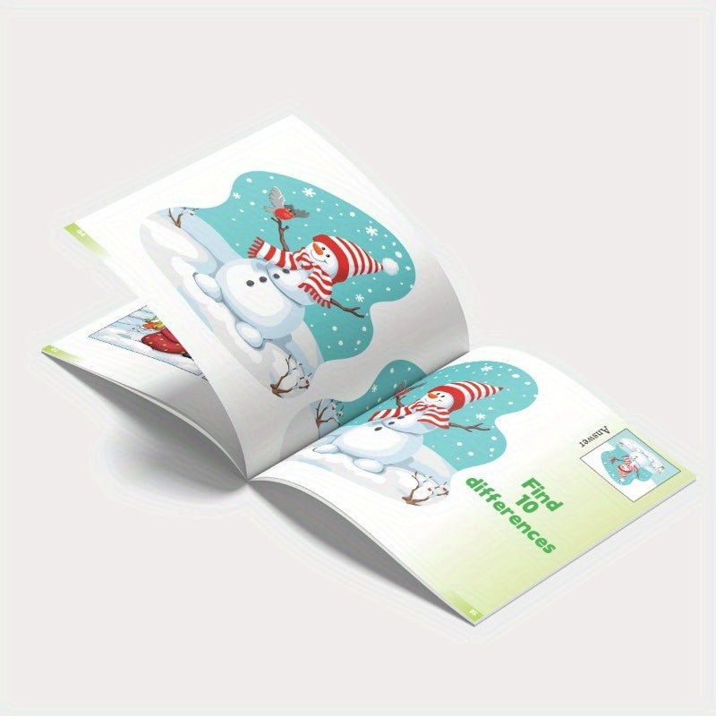 Find-the-Difference Puzzle Books for Kids Ages 6-12 Educational Children's Activity Book