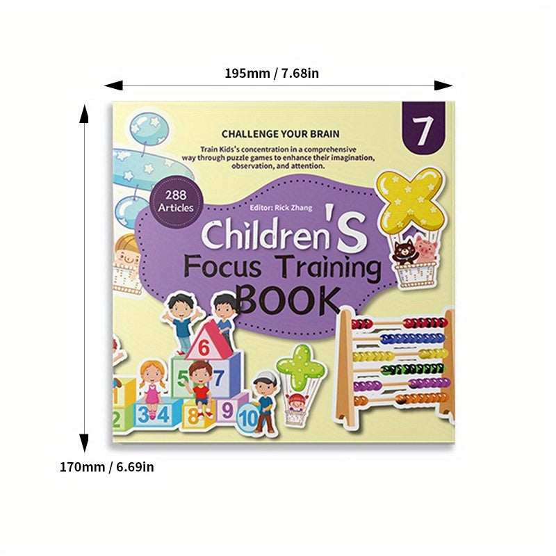 Children's Educational Chapter Book for Kids Focus and Cognitive Skills English Publication May 2024