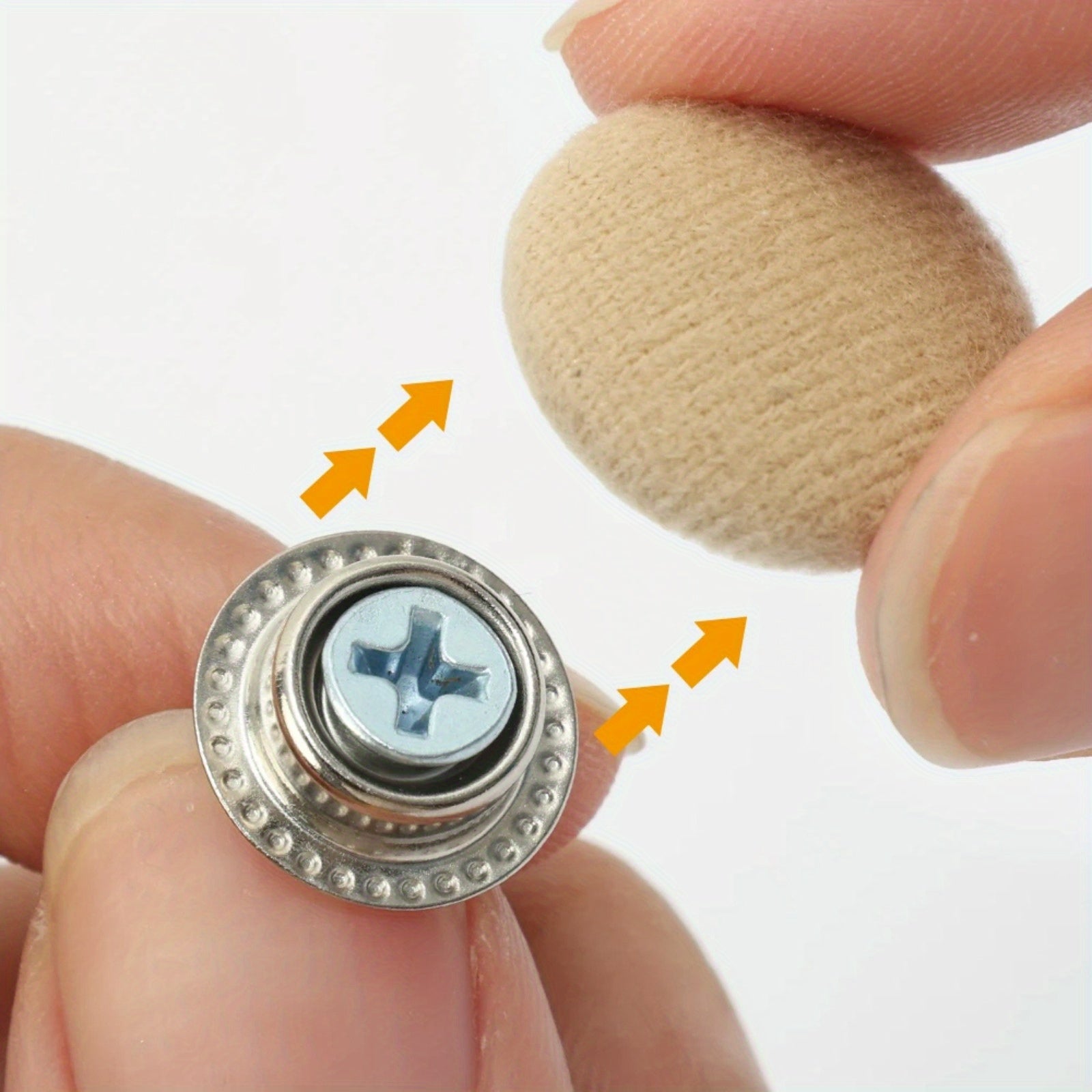 60 dona Avtomobil tomi ta'mirlash vintlari, tutqichlar, avtomobil bosh qopqog'i snap fasteners