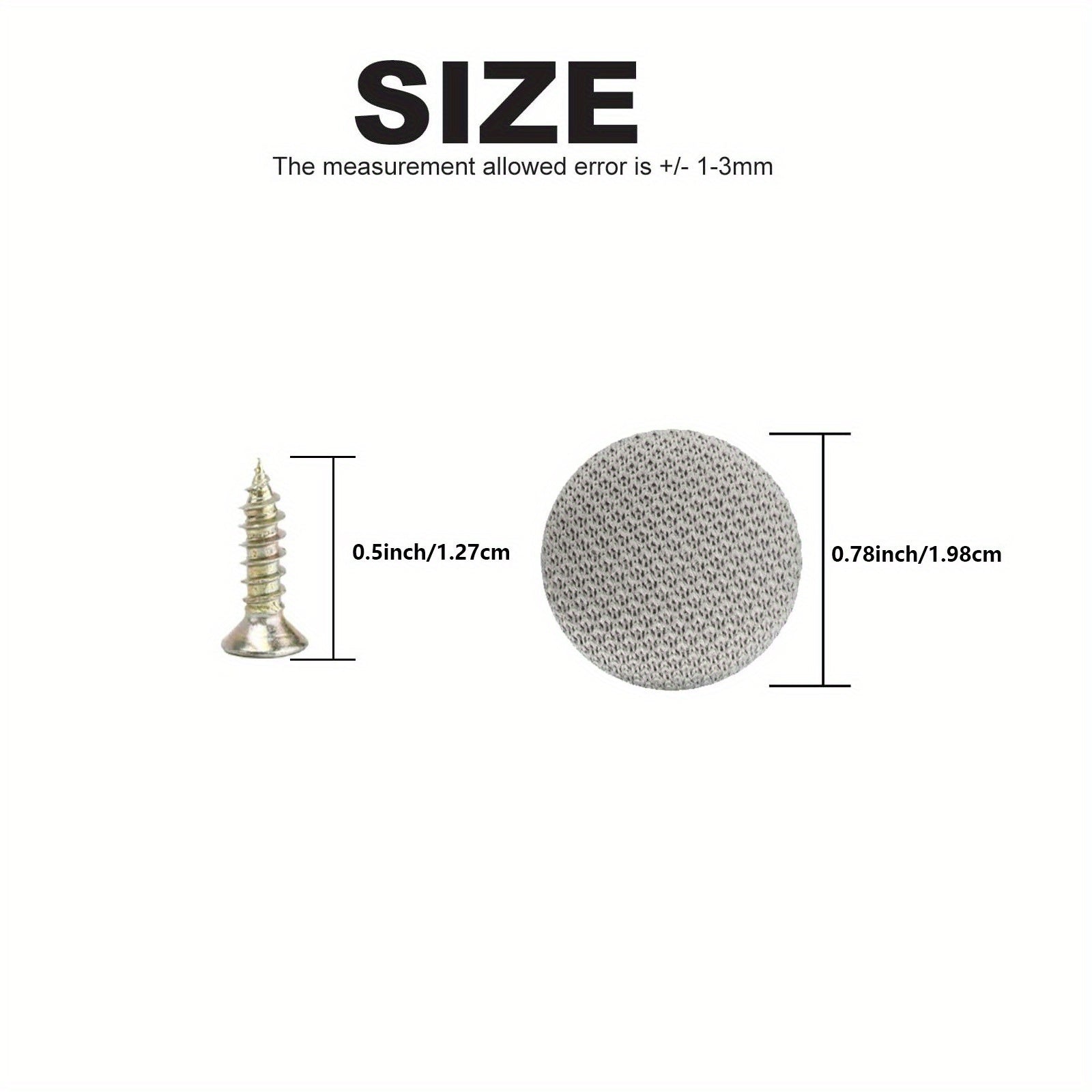 60 dona Avtomobil tomi ta'mirlash vintlari, tutqichlar, avtomobil bosh qopqog'i snap fasteners