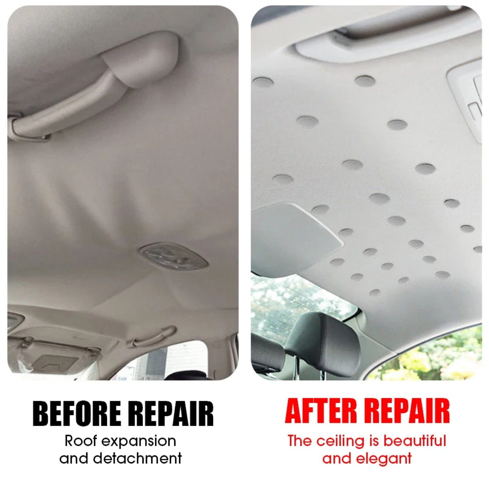 60 dona Avtomobil tomi ta'mirlash vintlari, tutqichlar, avtomobil bosh qopqog'i snap fasteners