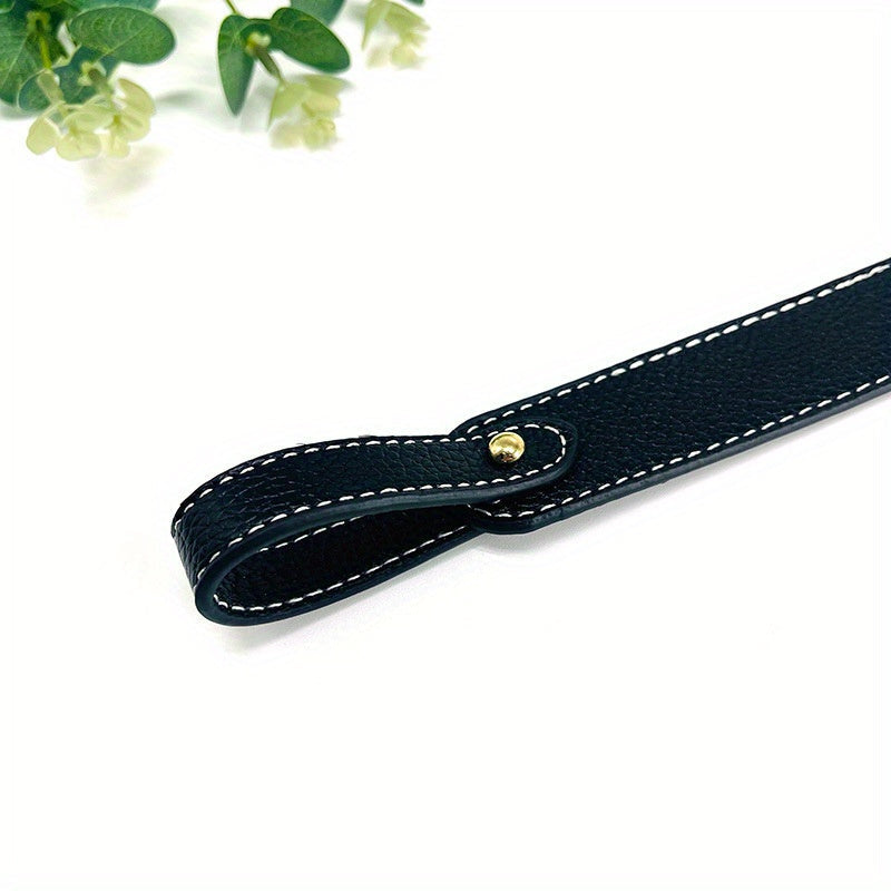 Adjustable PU Leather Wide Shoulder Bag Strap Detachable Replacement for Handbags