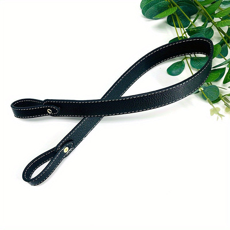 Adjustable PU Leather Wide Shoulder Bag Strap Detachable Replacement for Handbags
