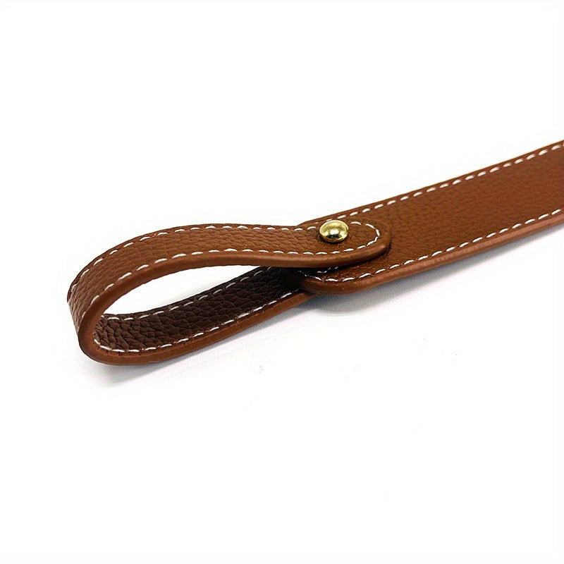 Adjustable PU Leather Wide Shoulder Bag Strap Detachable Replacement for Handbags