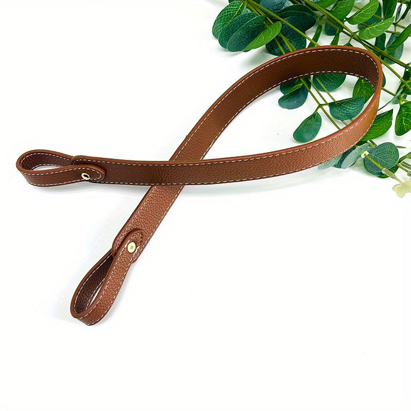 Adjustable PU Leather Wide Shoulder Bag Strap Detachable Replacement for Handbags