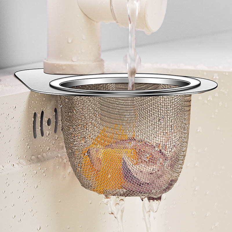 Stainless Steel Swan-Shaped Kitchen Sink Strainer with Easy-Clean Filter