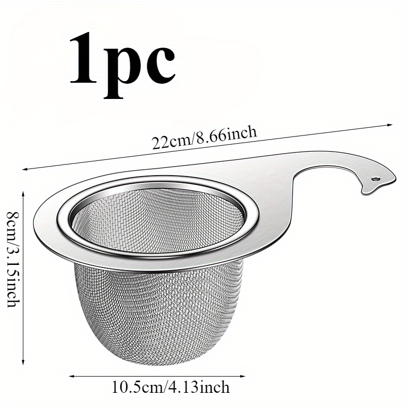Stainless Steel Swan-Shaped Kitchen Sink Strainer with Easy-Clean Filter