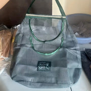 Durable Polyester Mesh Produce Storage Bag Hanging Kitchen Organizer for Garlic Potatoes Onions