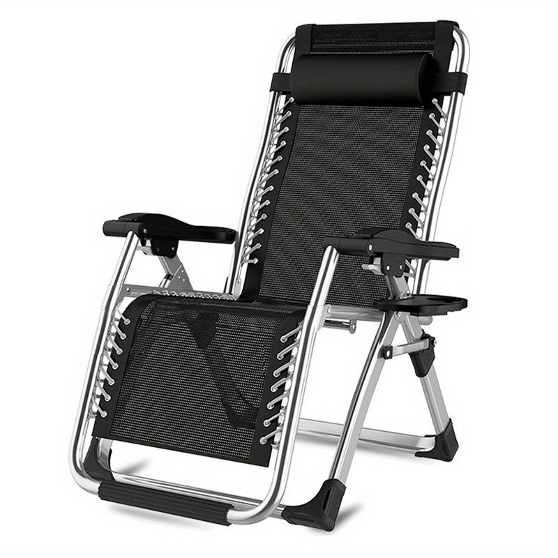 Black Universal Recliner Cup Holder with Detachable Side Table Tray