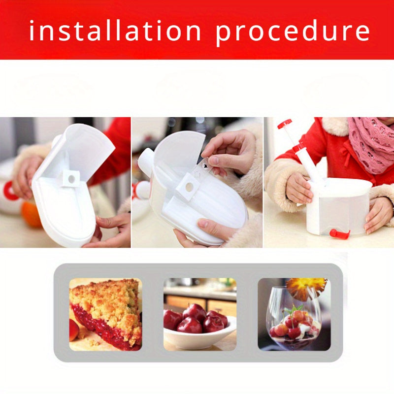 Multi-Function Fruit Pitter Tool for Cherries Olives and Grapes