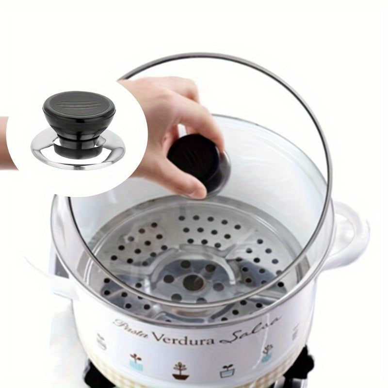 Stainless Steel Lid Knob Handles 2, 4, 5 yoki 10 ta to'plamlarda. Quvvat talab qilmaydigan, mustahkam metall oshxona asboblari uchun almashtirishlar, RVlar uchun.